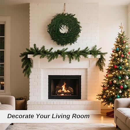 Artificial Norfolk Pine Garland (2PCS)
