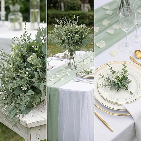 Artificial Eucalyptus Stems (130PCS)