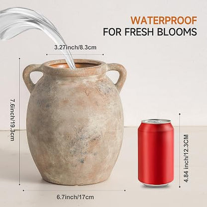 Dobbyby Rustic Ceramic Vase