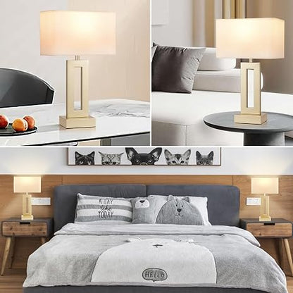Seealle 3-Way Dimmable Touch Lamps (Set of 2)