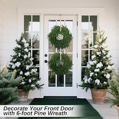 Artificial Norfolk Pine Garland (2PCS)
