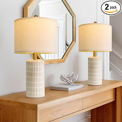 PoKat Ceramic Table Lamps (Set of 2)