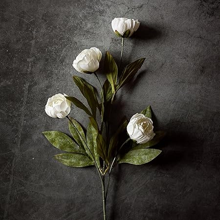 Artificial Silk Peony Flowers (6PCS)