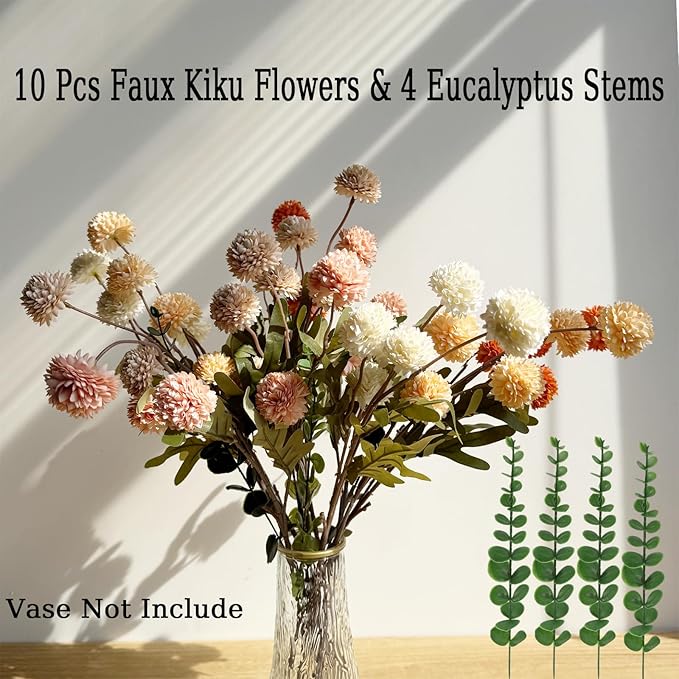 Artificial Mini Chrysanthemum Flowers (10PCS)
