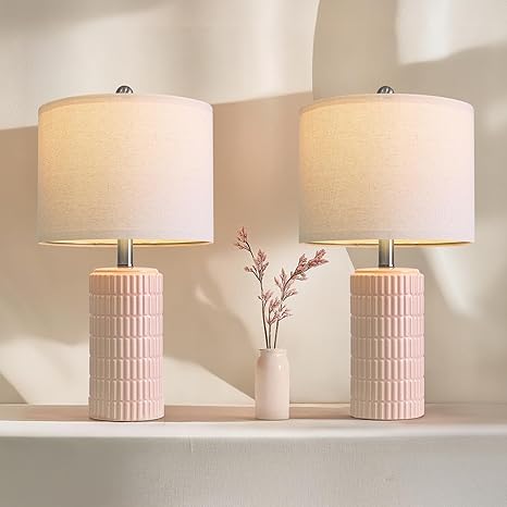 PoKat Ceramic Table Lamps (Set of 2)