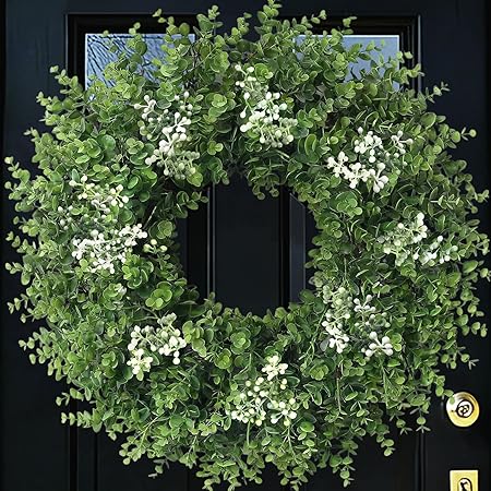 26" UV-Resistant Boxwood Wreath