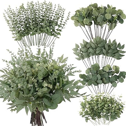 Artificial Eucalyptus Stems (130PCS)