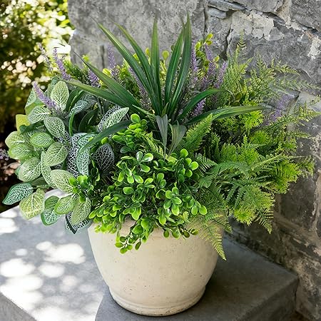Hrobek UV-Resistant Faux Plants (12PCS)