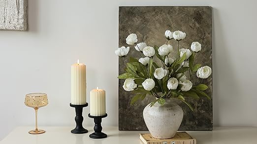 Artificial Silk Peony Flowers (6PCS)