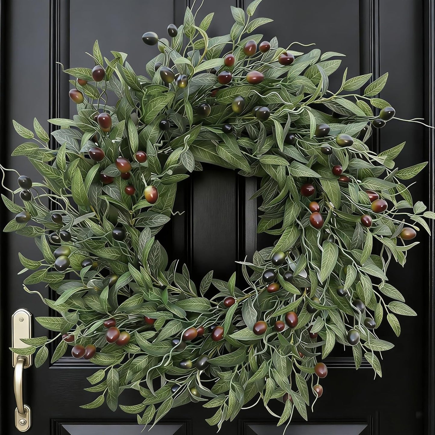 26" Handmade Olive Wreath