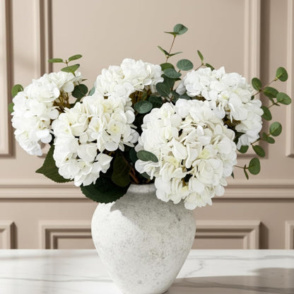 Real Touch Hydrangea & Eucalyptus Arrangement