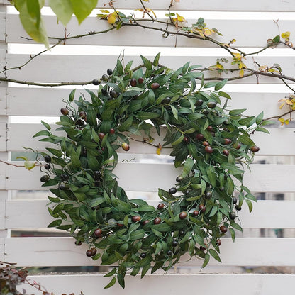 26" Handmade Olive Wreath