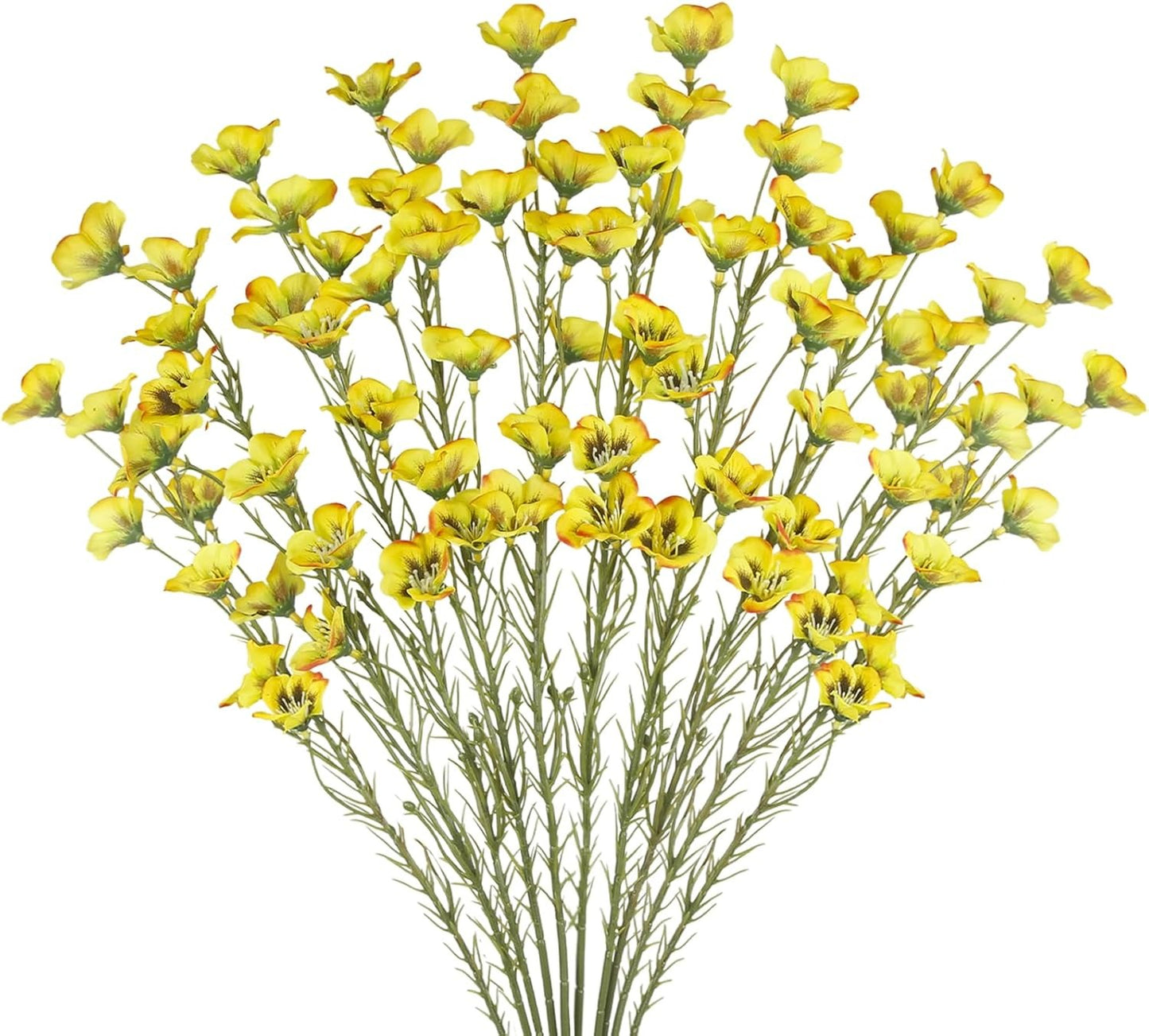 CITYES Artificial Blue Wildflowers (10PCS)