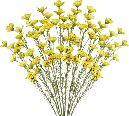 CITYES Artificial Blue Wildflowers (10PCS)