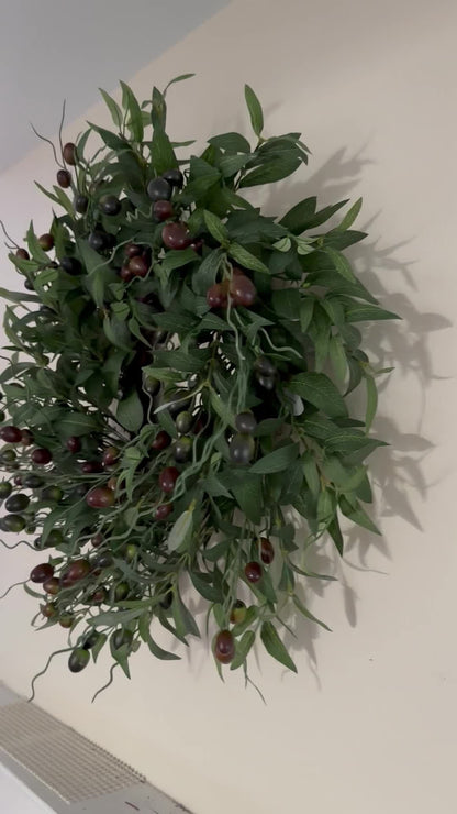 26" Handmade Olive Wreath