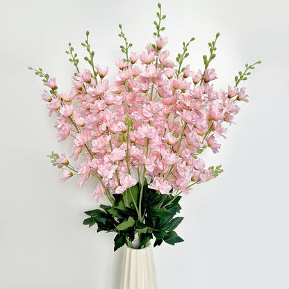 White Artificial Delphinium Stems (8PCS)